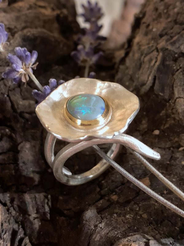 Ring "Moon-Flower" Gr. 53 – Bild 3