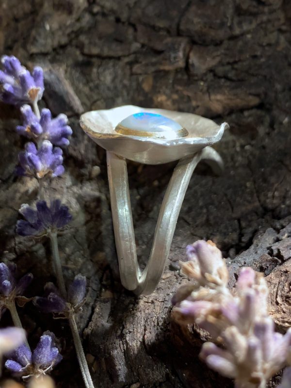 Ring "Moon-Flower" Gr. 53 – Bild 4
