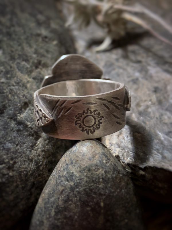 Ring "Black Beauty" Gr. 58-59 – Bild 6