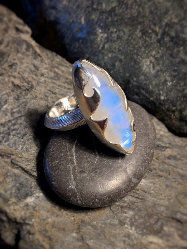 Ring "Moon Wave" Gr. 53,5