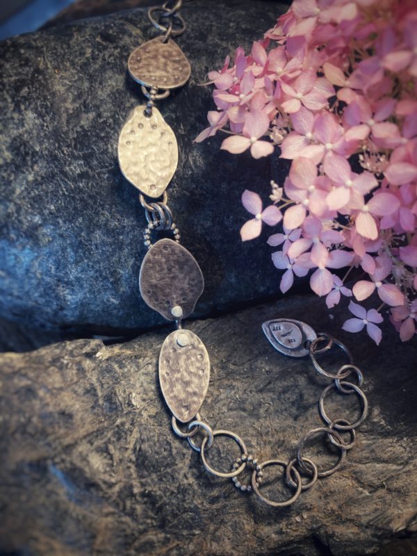 Turmalin-Armband "Four Flowers" – Bild 4