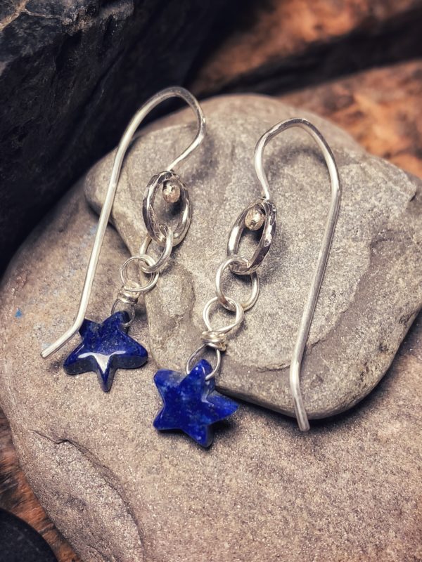 Ohrringe "Lapis Star" – Bild 2