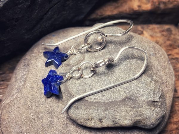 Ohrringe "Lapis Star"
