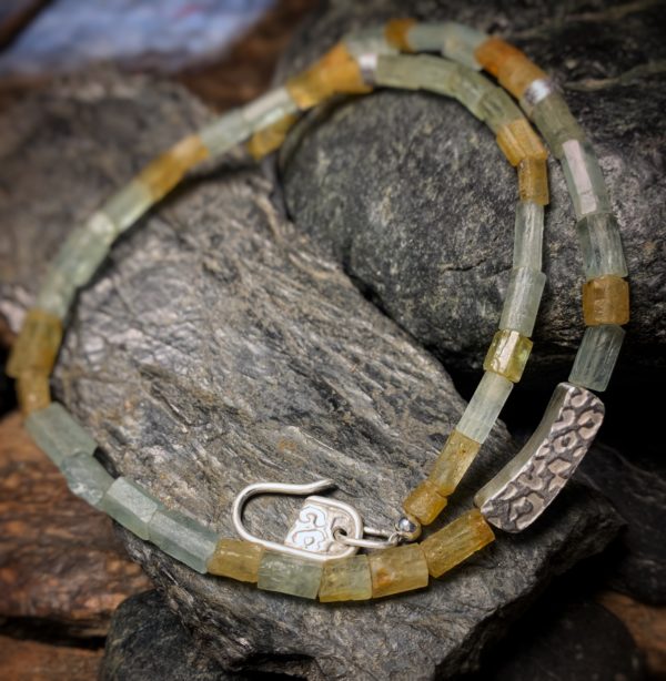 Aquamarin-Kette "Crystal" – Bild 6