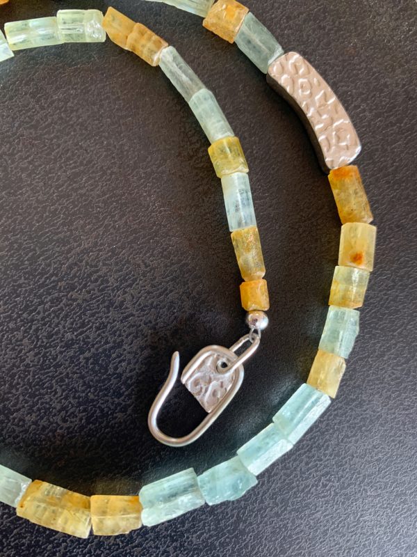 Aquamarin-Kette "Crystal" – Bild 4