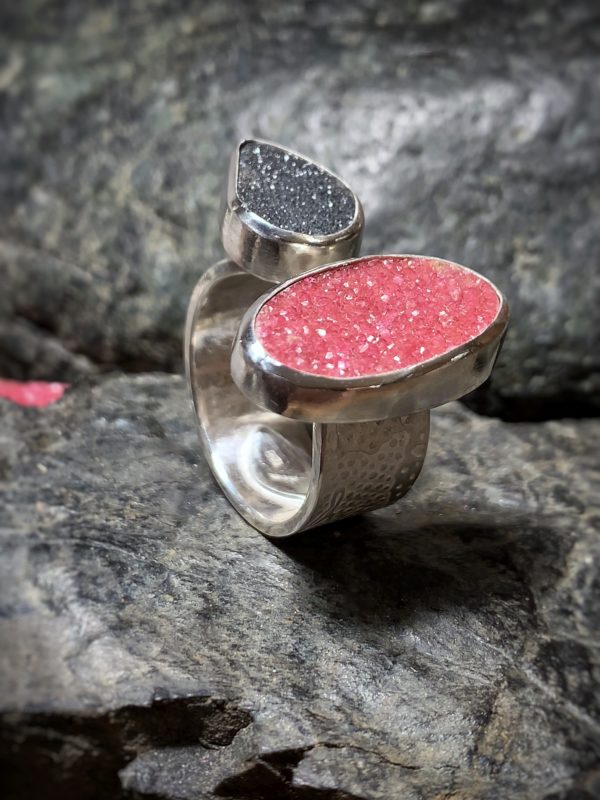 Ring "Crystalline Rock" Gr. 59-60