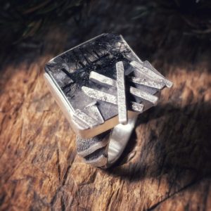 Ring "Needles" Gr. 60