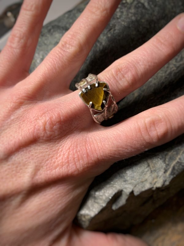 Ring "Eye of the Tiger" Gr. 59-60 – Bild 6
