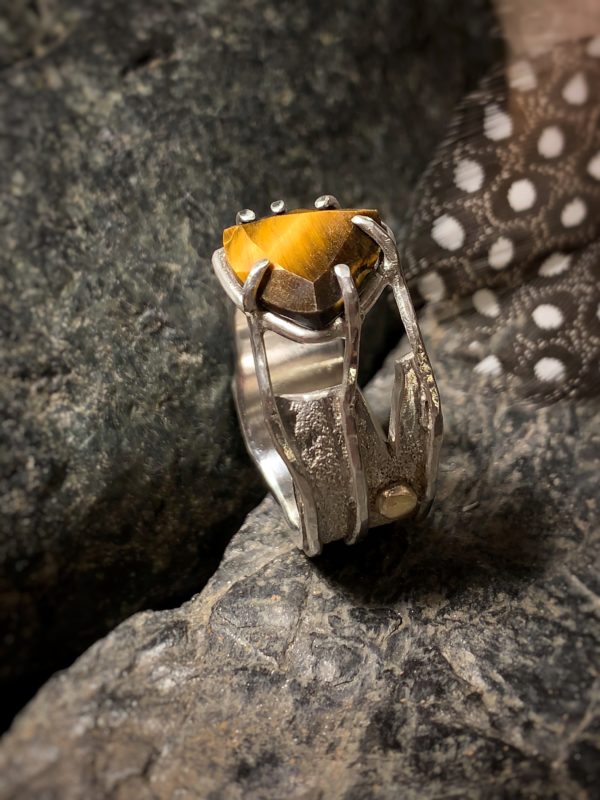 Ring "Eye of the Tiger" Gr. 59-60 – Bild 2