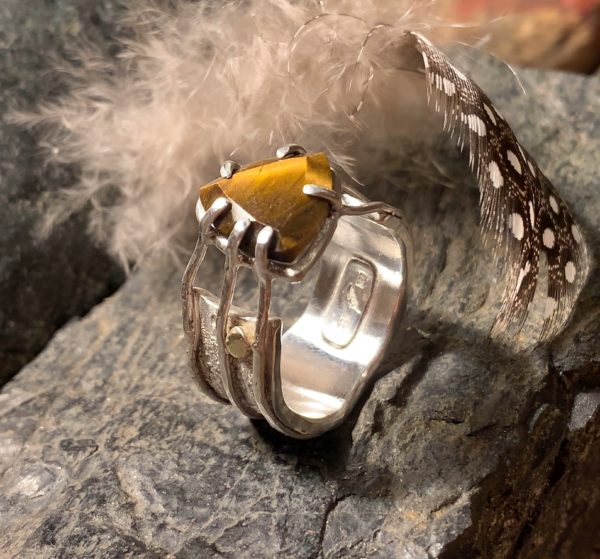 Ring "Eye of the Tiger" Gr. 59-60 – Bild 3