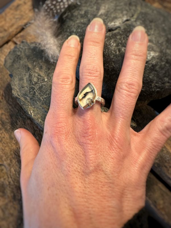Ring "Spur im Schnee" Gr. 52+ – Bild 5