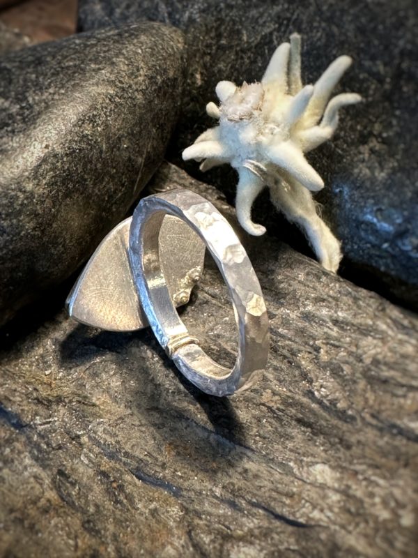 Ring "Spur im Schnee" Gr. 52+ – Bild 4