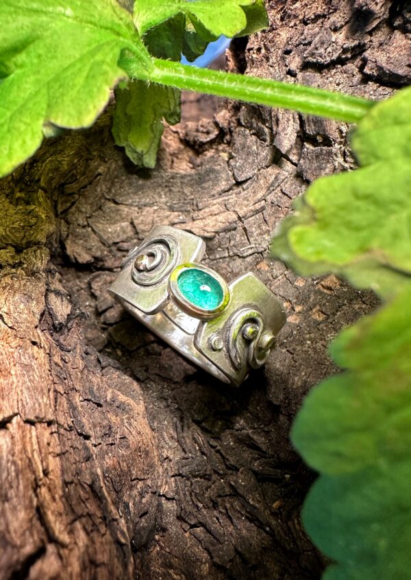 Ring "Grüne Phase" Gr. 62 – Bild 2