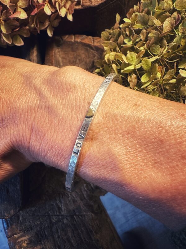 Armreif "Peace - Love - Happiness" – Bild 7