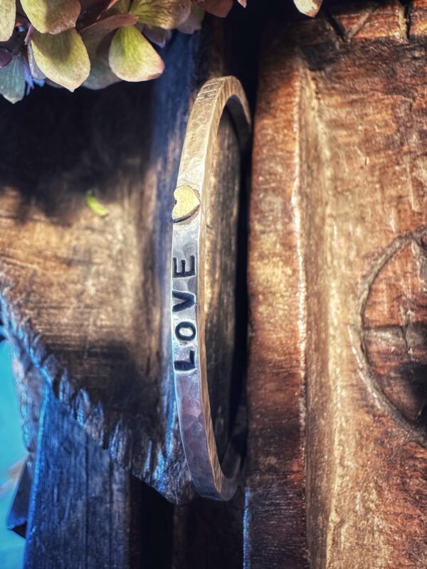 Armreif "Peace - Love - Happiness" – Bild 2