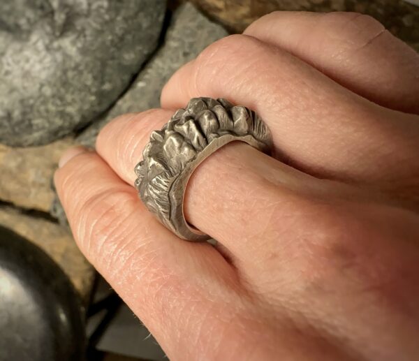 Ring "Berg und Tal" Gr. 53,5 bis Gr. 55,5 – Bild 11
