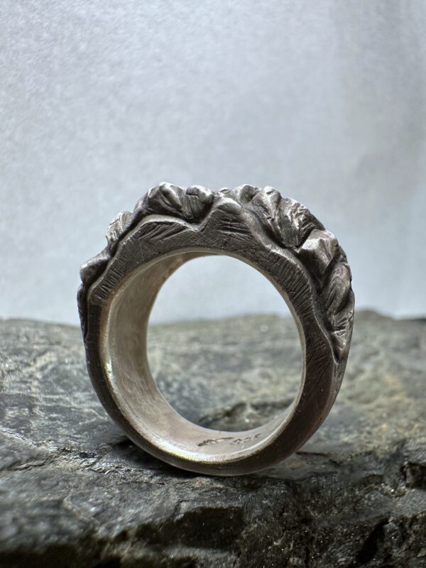 Ring "Berg und Tal" Gr. 53,5 bis Gr. 55,5 – Bild 7