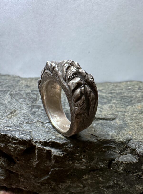 Ring "Berg und Tal" Gr. 53,5 bis Gr. 55,5 – Bild 10