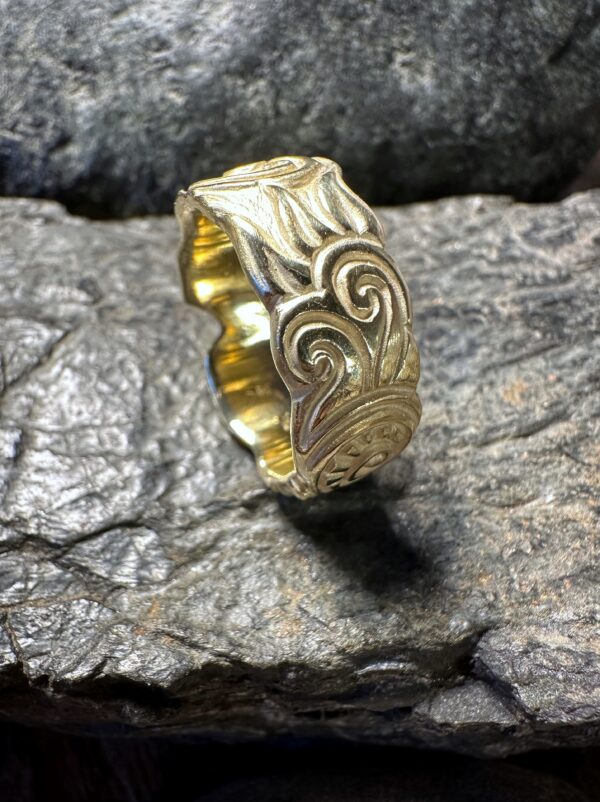 Ring "Golden Birdy" Gr. 58-60 – Bild 3