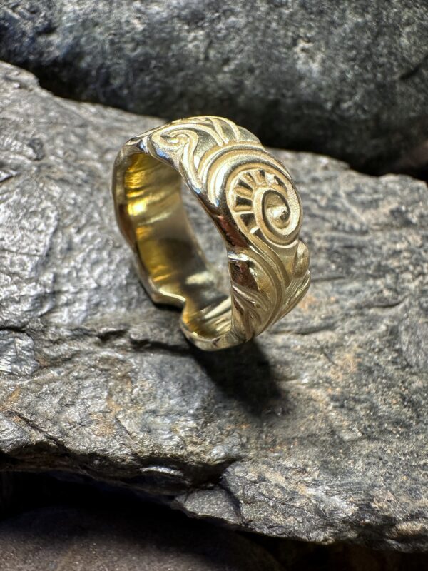 Ring "Golden Birdy" Gr. 58-60 – Bild 4