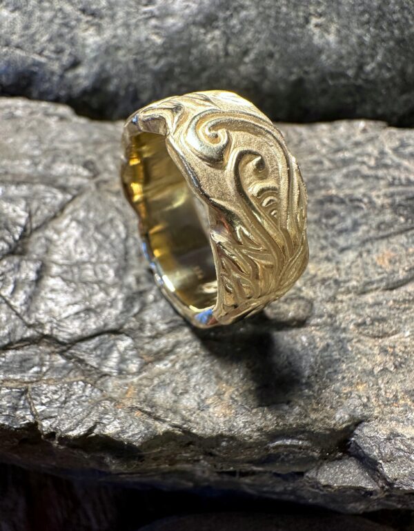 Ring "Golden Birdy" Gr. 58-60 – Bild 2