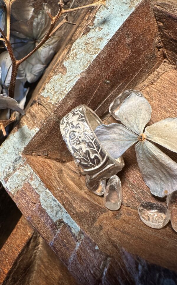 Ring "Leaves" Gr. 53-55 – Bild 4