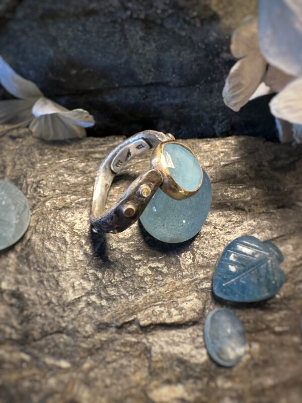 Ring "Black&Blue" Gr. 51 – Bild 3