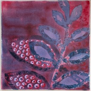 Acryl auf Leinwand, florales Motiv