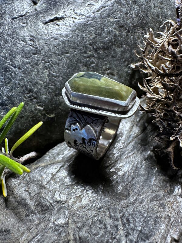 Ring "Memento  Mori" Gr. 58-59 – Bild 2