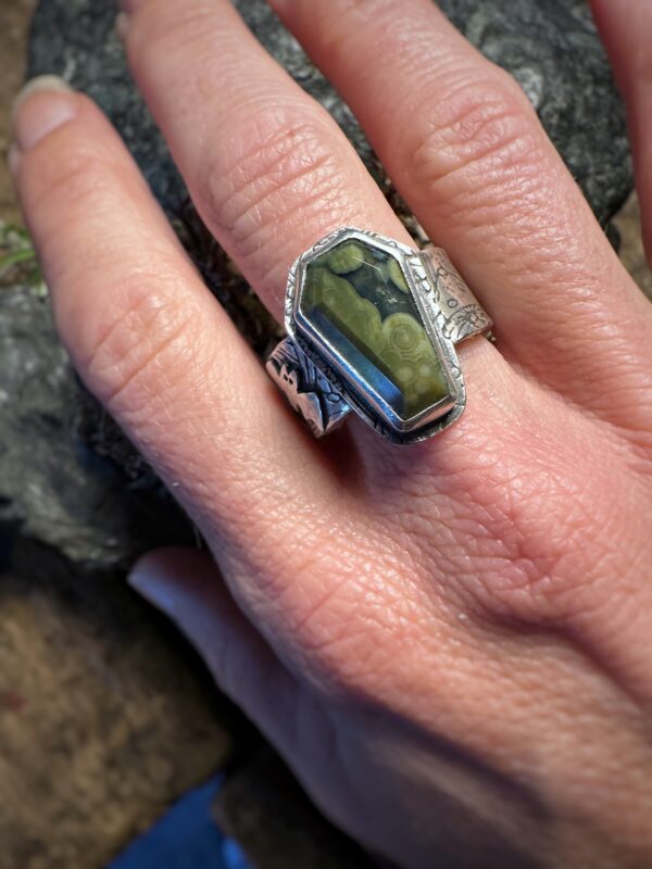 Ring "Memento  Mori" Gr. 58-59 – Bild 6