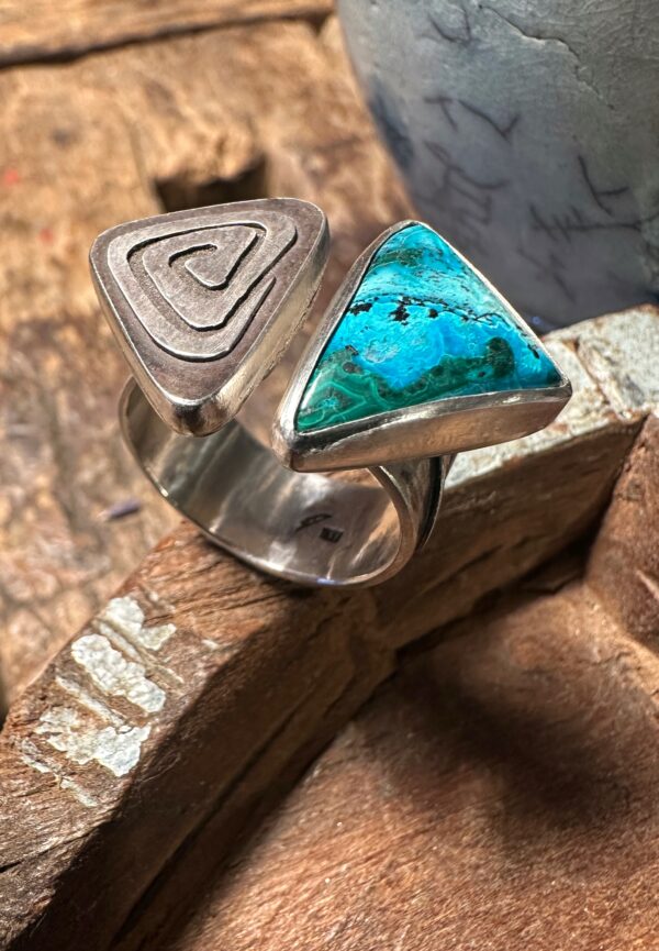 Ring "Lebenslinien" Gr. 61-62 – Bild 6