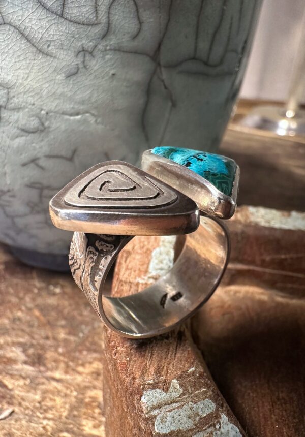Ring "Lebenslinien" Gr. 61-62 – Bild 3