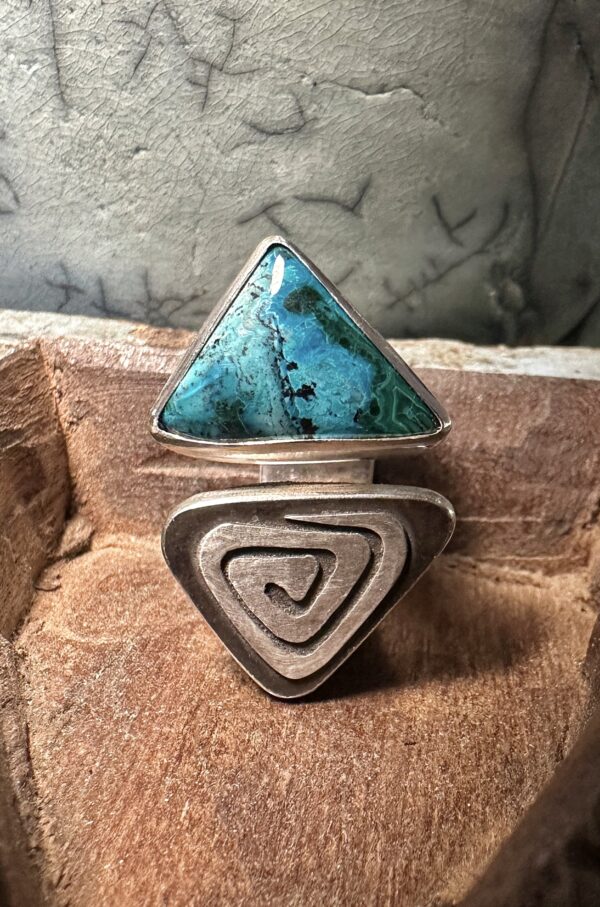 Ring "Lebenslinien" Gr. 61-62 – Bild 2