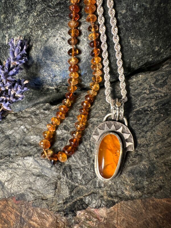 Edelsteinkette "Sweet as Honey" – Bild 5