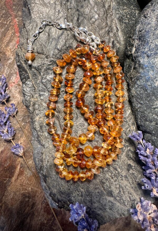 Edelsteinkette "Sweet as Honey" – Bild 2
