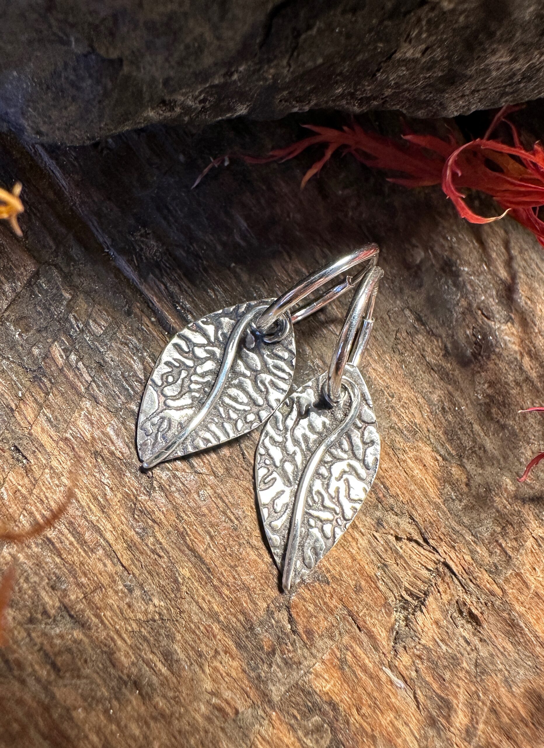 Ohrringe "Herbstblatt" – Bild 2
