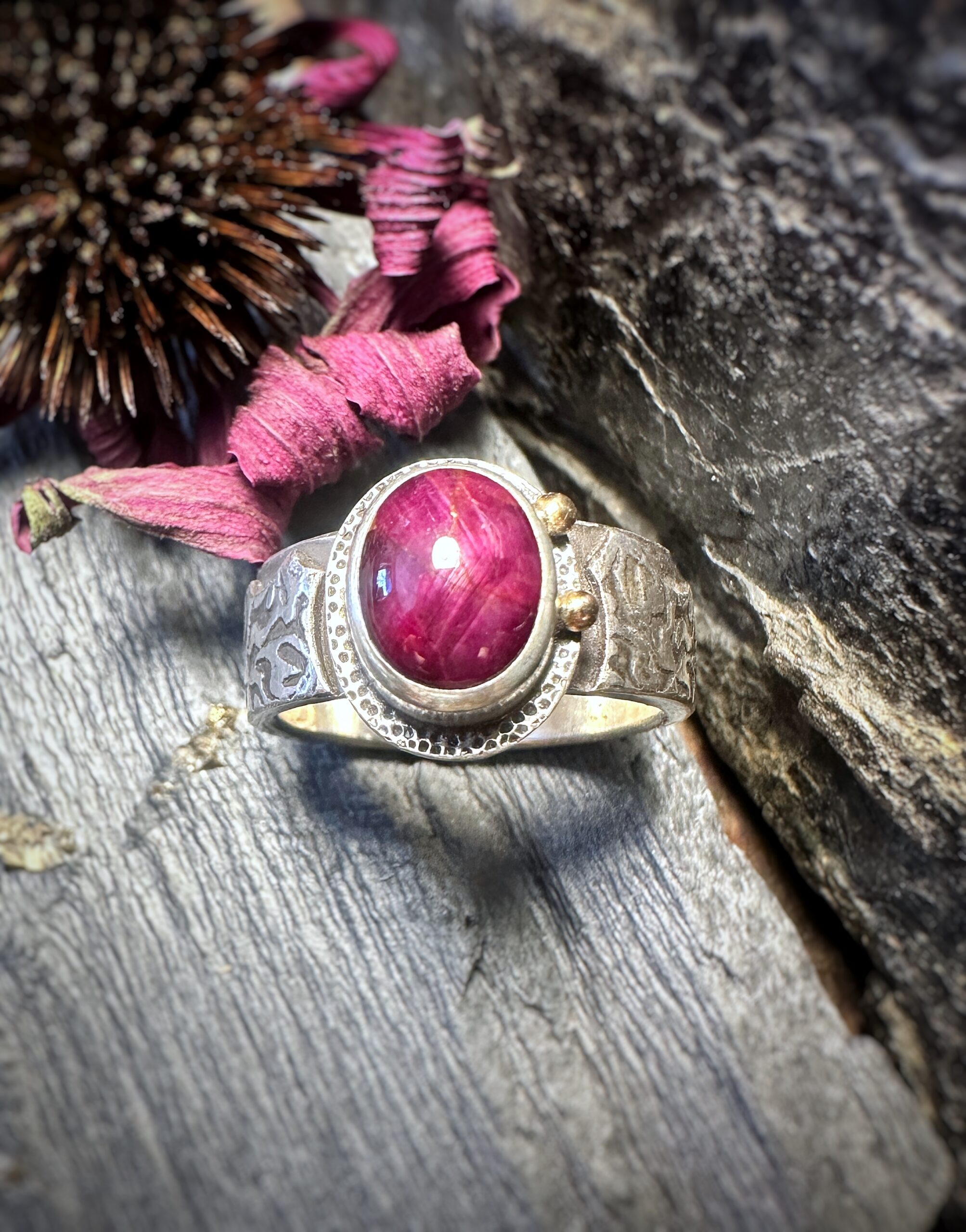 Ring "Stern des Herzens" Gr. 60+ – Bild 3