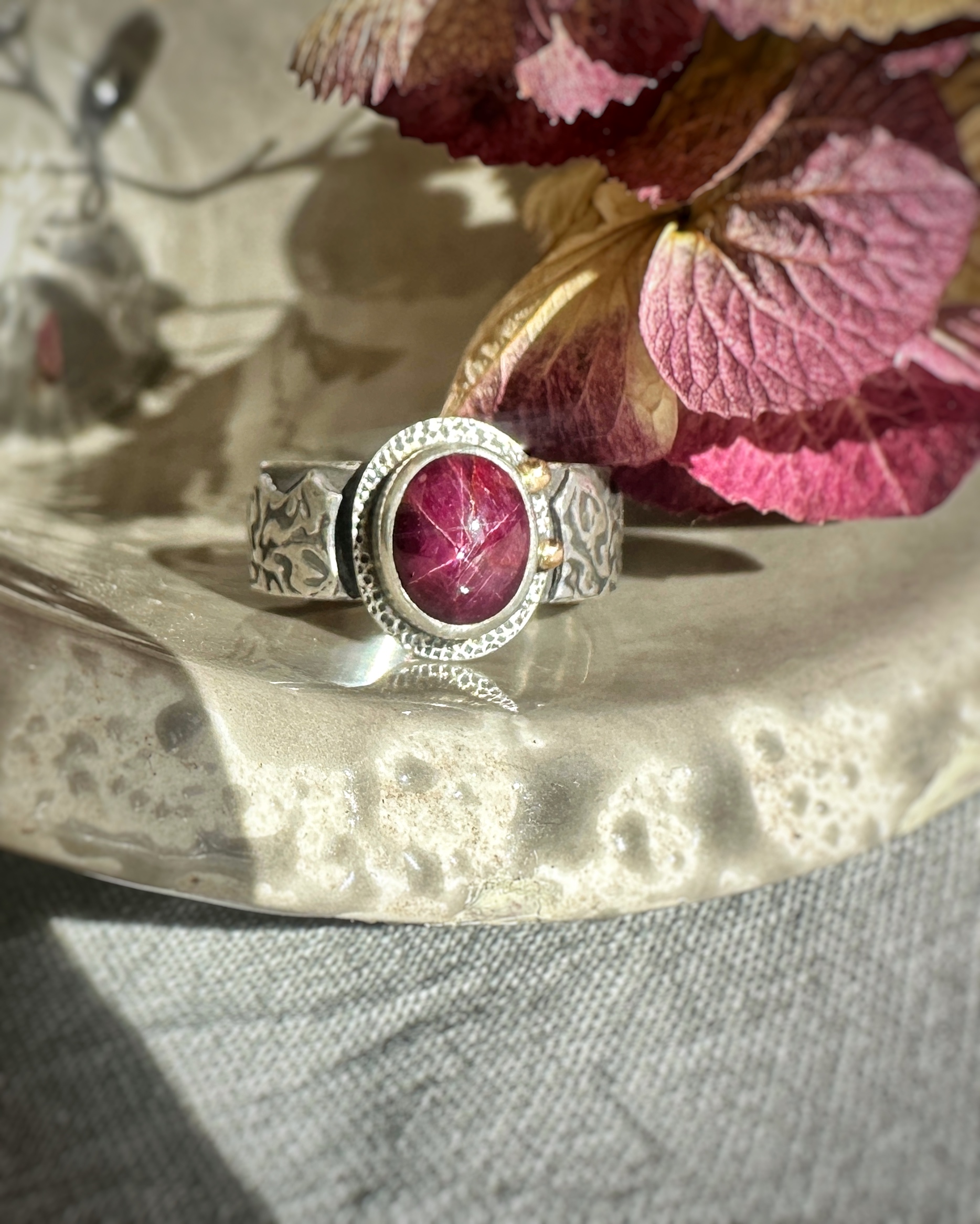 Ring "Stern des Herzens" Gr. 60+ – Bild 7