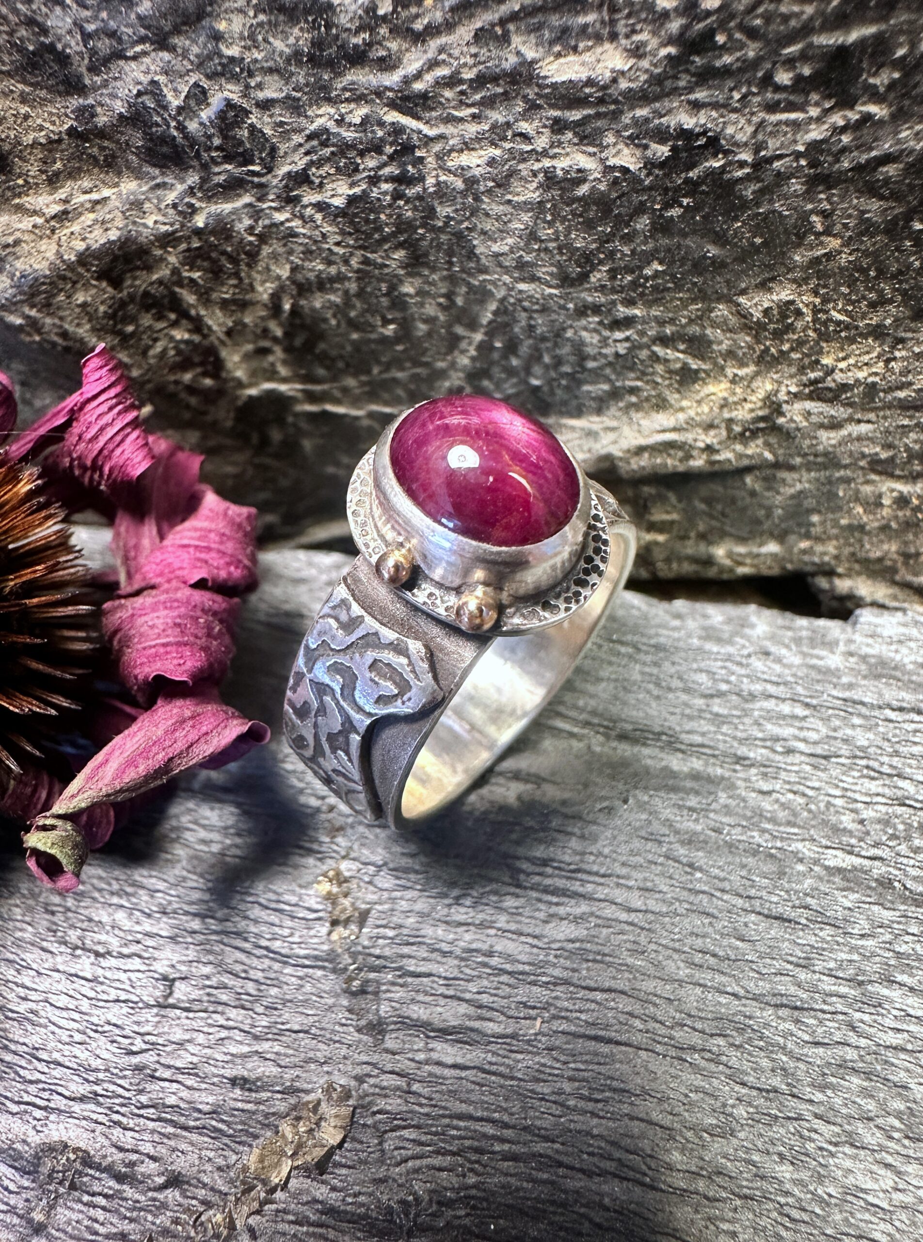 Ring "Stern des Herzens" Gr. 60+ – Bild 4