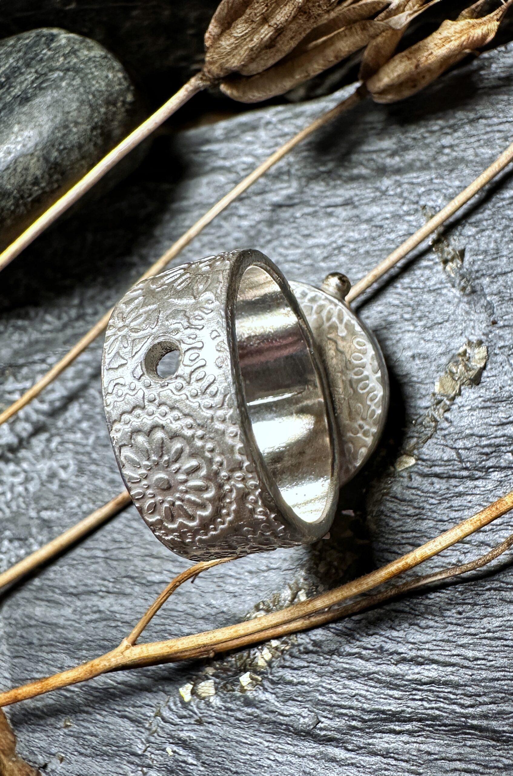 Ring "Erdverbunden" Gr. 61-62 – Bild 5