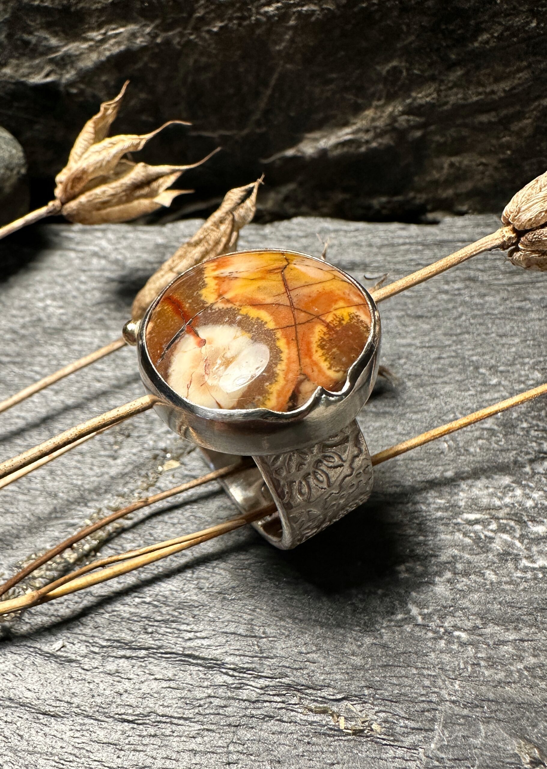 Ring "Erdverbunden" Gr. 61-62 – Bild 7